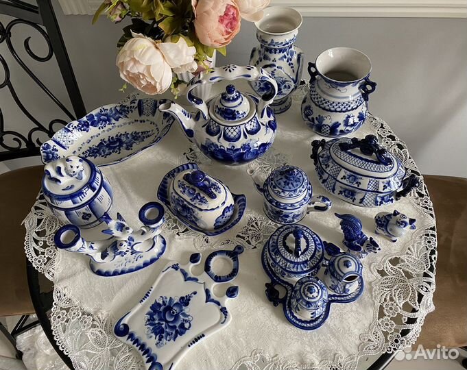 Гжель времен СССР коллекция