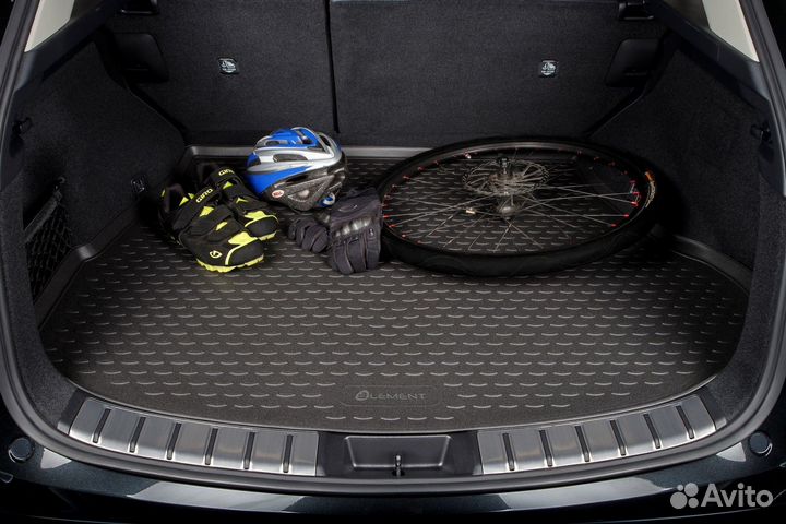 Коврик в багажник mazda 3 2003-2009, сед. (полиуретан) / Мазда