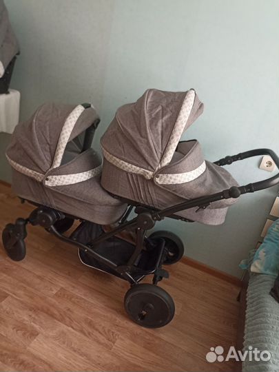 Коляска 2в 1 бу люлька и прогулочная