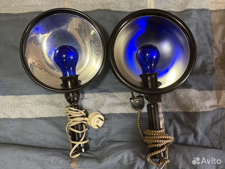 Продам синюю лампу