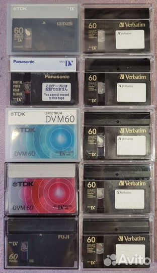 Hi8 и miniDV кассеты