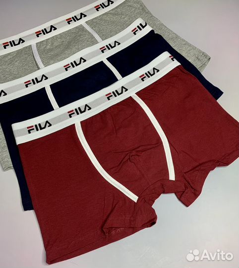Трусы мужские боксеры 5+1 fila