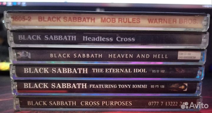 CD Диски Black Sabbath (6 шт)