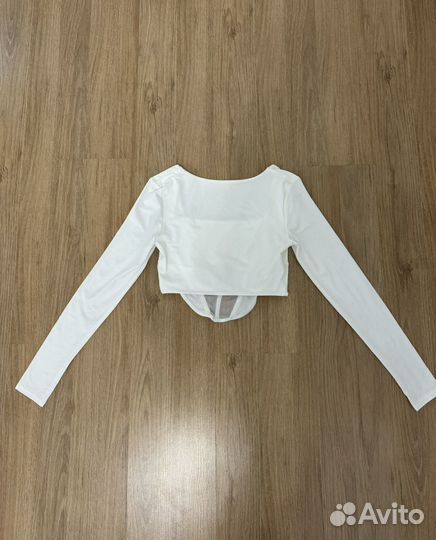 Лонгслив look online с корсетом