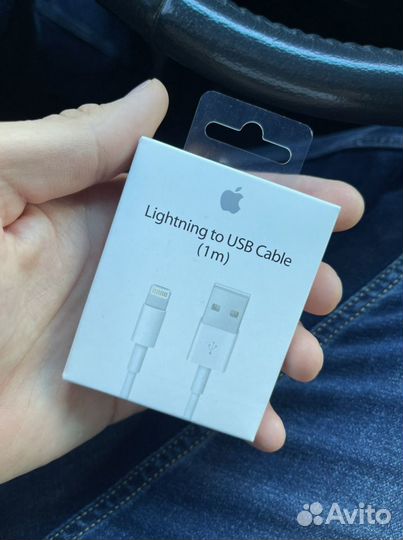 Новый оигинальный провод lighting iPhone usb запеч