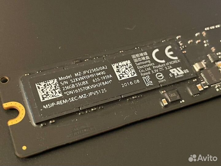 Apple SSD 256Gb для Macbook и iMac