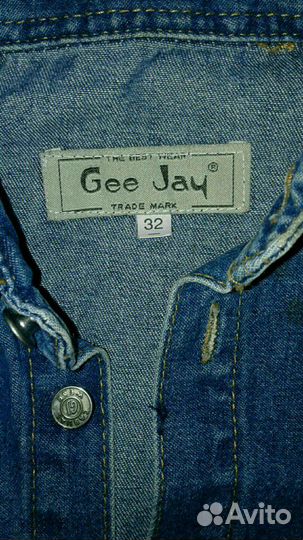 Рубашка джинсовая