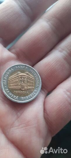 Официальный жетон монетного двора Словакия