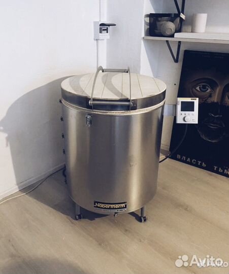 Муфельная печь 100л, обжиг керамики, низк./выс. Т