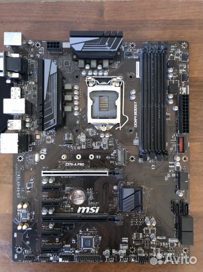 Материнская плата msi z370-a pro