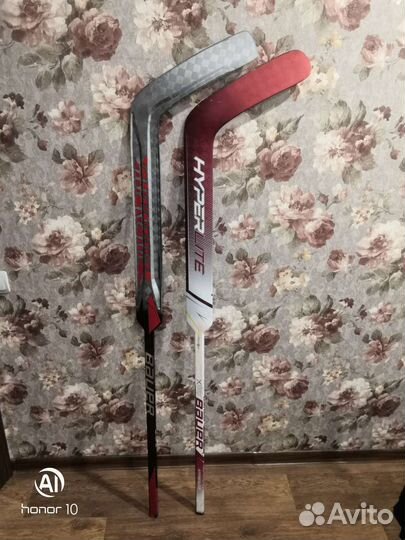 Хоккейные вратарские клюшки Bauer hyper и match
