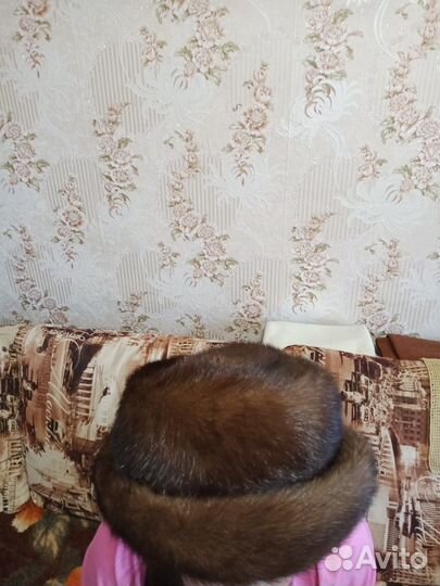 Шапка норковая женская
