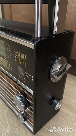 Радиоприемник VEF 206 с блоком питания