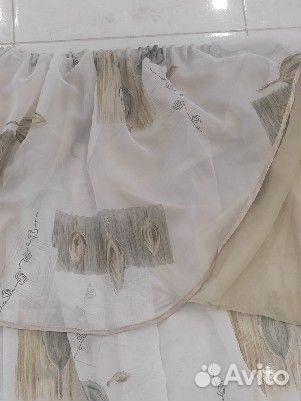 Шторы тюль с ламбрекеном