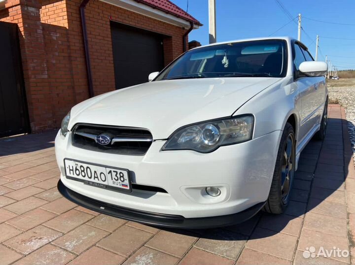 Передний сплиттер, губа Subaru Legacy BL/BP 03-06