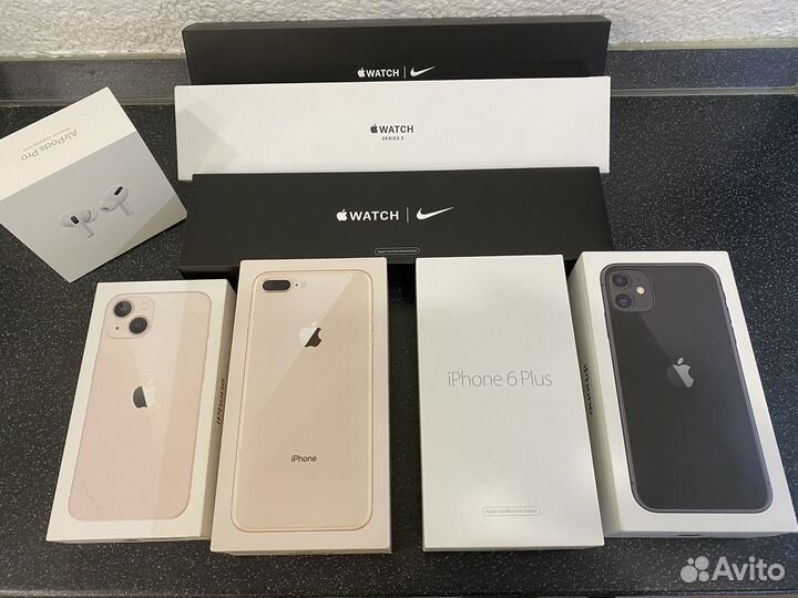 Коробка от iPhone, Apple Watch, Air Pods