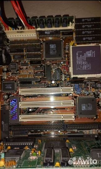 Материнская плата в комплекте с процессором 486