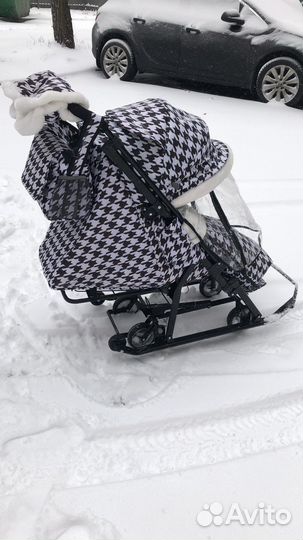 Коляска санки