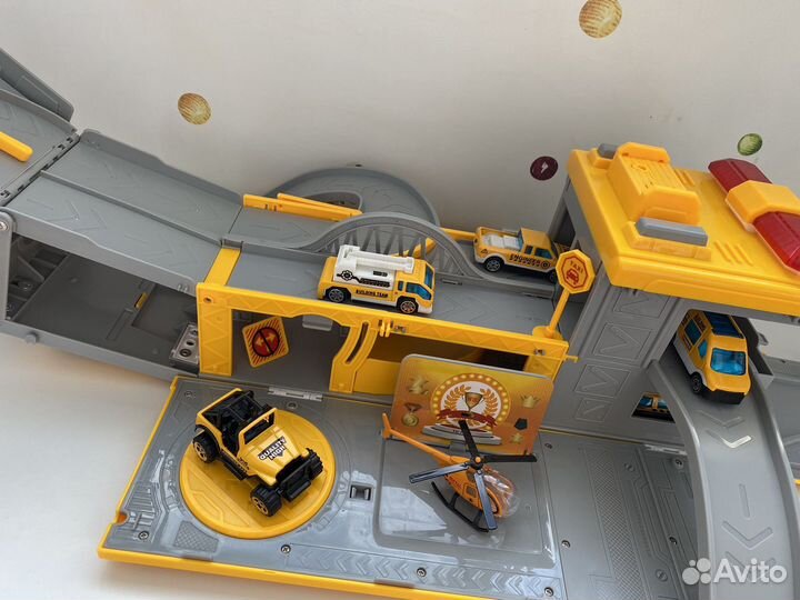 Набор игровой mobicaro Парковка Машина Кран