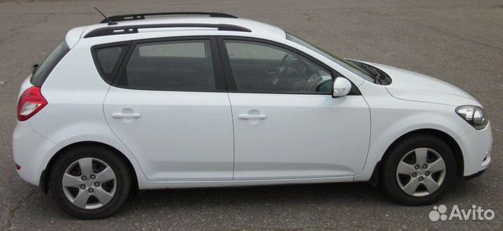 Рейлинги продольные на крышу Kia ceed 2006-2012 че