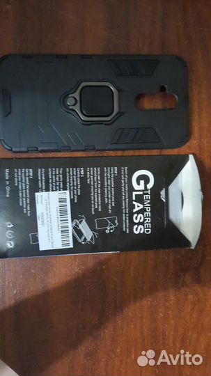 Чехол и стекло huawei honor mate 20 lite