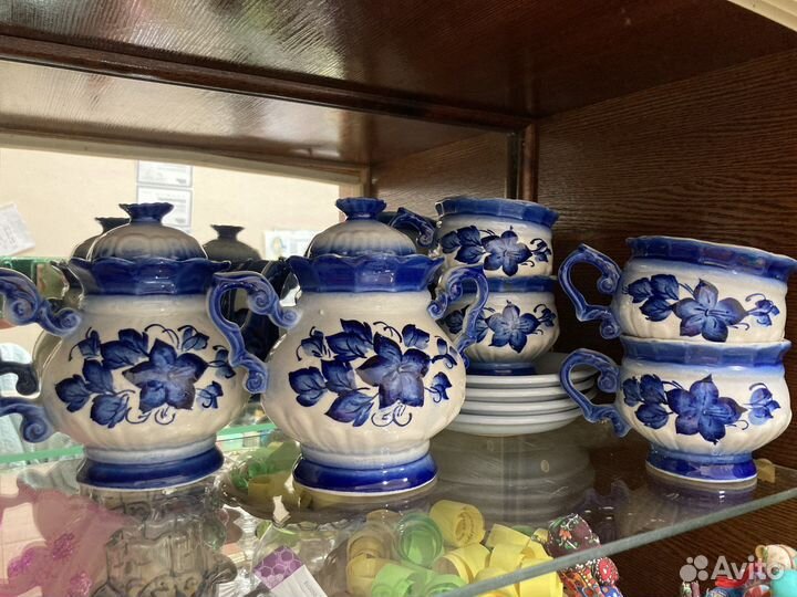 Сервиз чайный Гжель