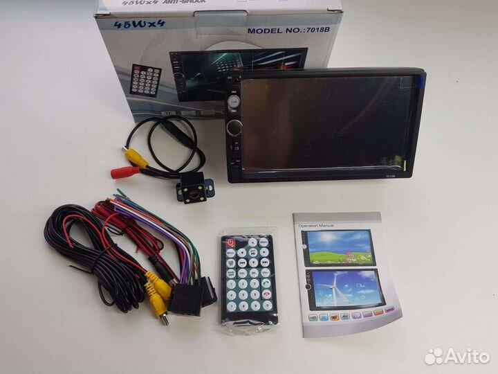 Магнитола 2din с камерой заднего вида