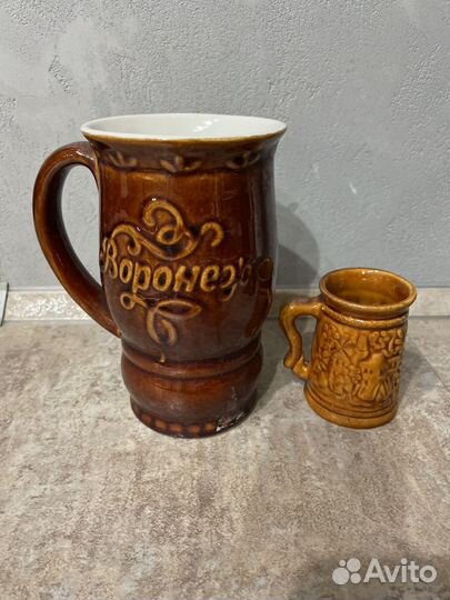 Кружка керамическая СССР Воронеж