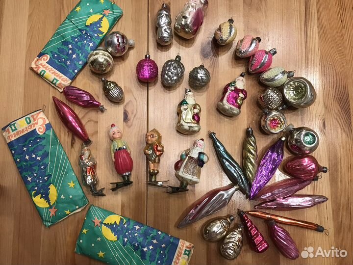Елочные игрушки СССР