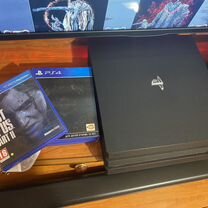 Sony playstation 4 pro с 3 играми + 3 геймпада