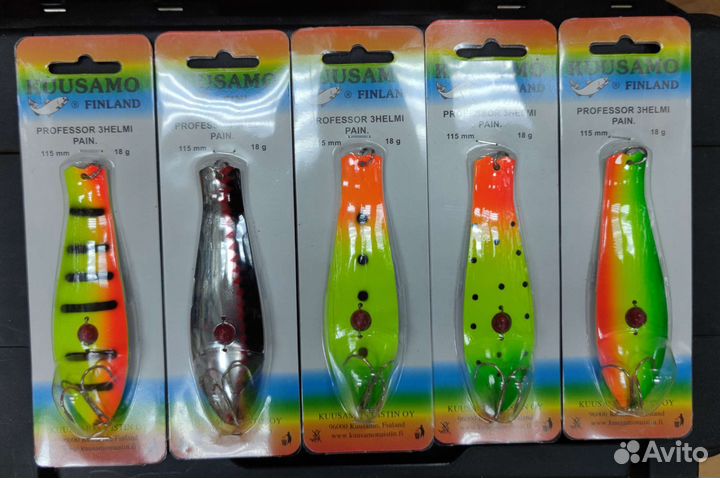 Колеблющиеся блесны на щуку Kuusamo Professor 2