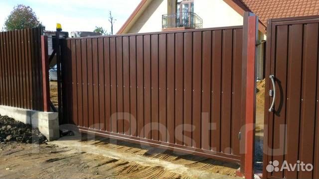 Откатные ворота под ключ