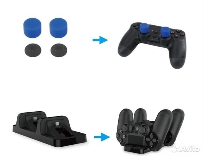 Dobe Game Pack 5 в 1 для PS4 Новый