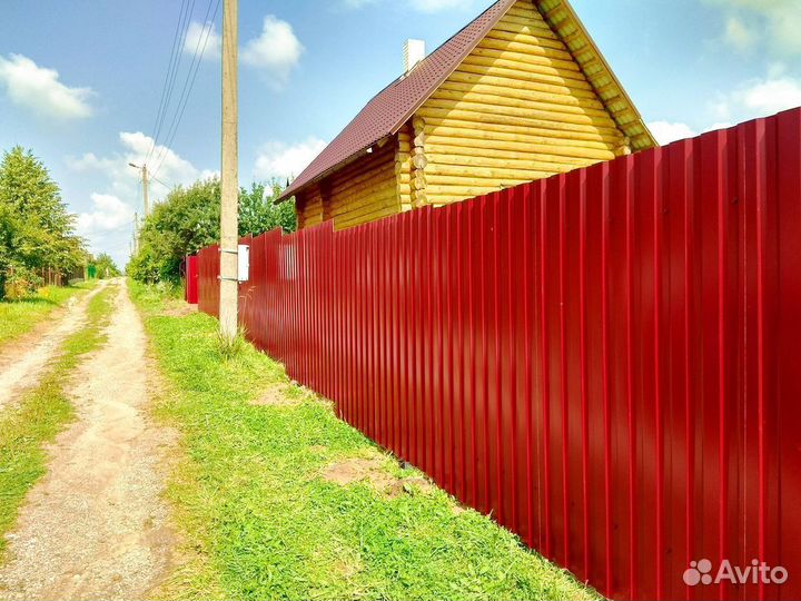 Заборы из профнастила