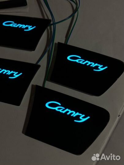 Led подсветка ручек,дверей,подсветка салона Toyota