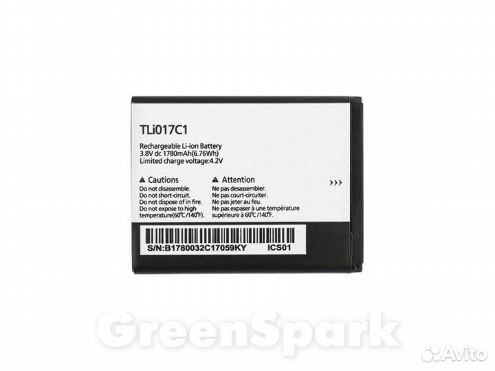 Аккумулятор для Alcatel OT5017D/5017X/5019D pixi