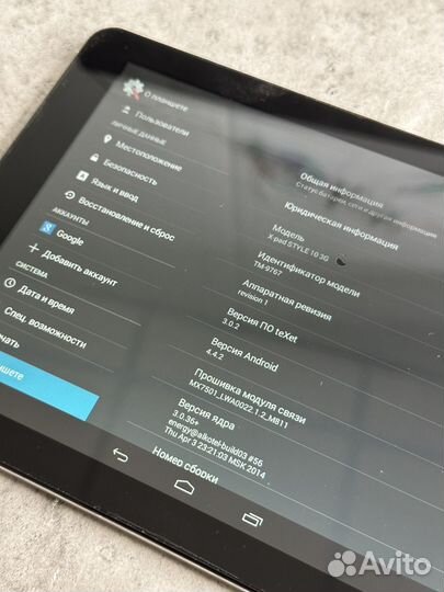 Планшет Texet X-Pad Style 10