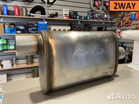 Бочка выхлопная Magnaflow 76мм вынос-центр