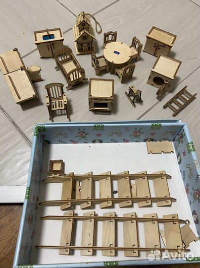 Набор мебели для деревянного домика