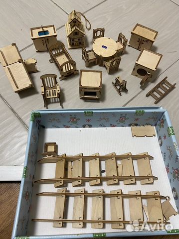 Набор мебели для деревянного домика