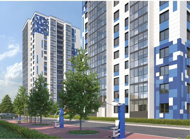 2-к. квартира, 68,4 м², 7/18 эт.