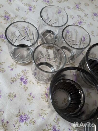Хрустальные рюмки СССР б/у