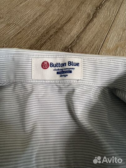 Button blue рубашка 122