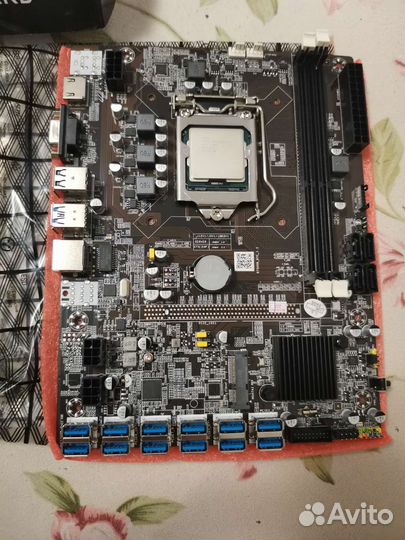 Материнская плата для майнинга b75 комплект