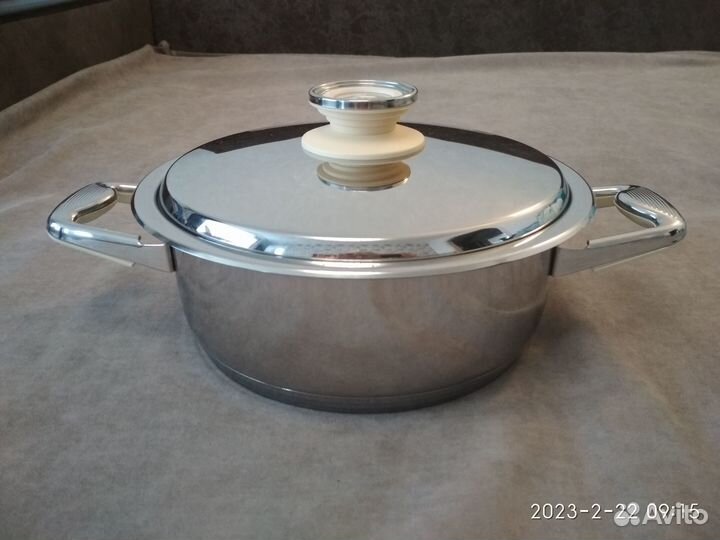 Кастрюля сотейник Zepter 4л d24 все виды плит