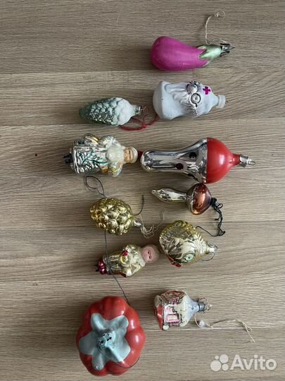 Елочные игрушки СССР