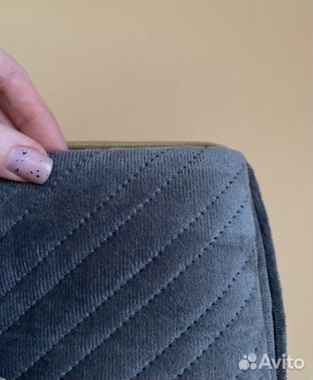 Покрывало с двум наволочками новое цвет графит