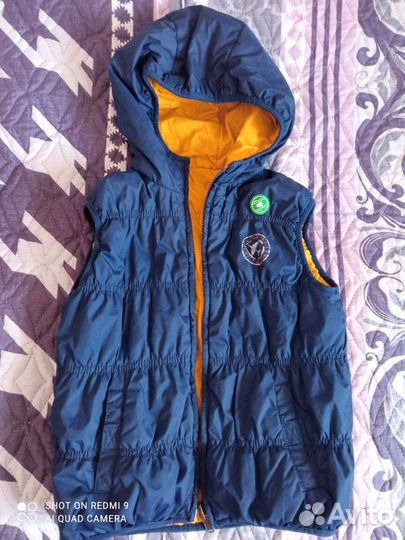 Жилет двухсторонний PlayToday, 104-110