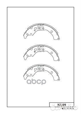 Колодки торм. бараб. Toyota Premio 07,Corolla