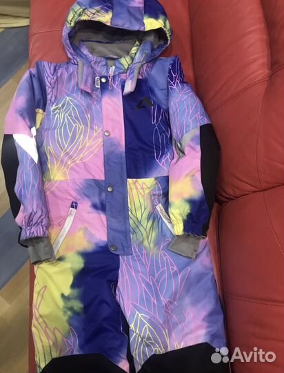 Зимний комбинезон для девочки 128 134